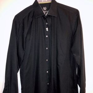 Bugatchi Uomo / Large Black Shirt